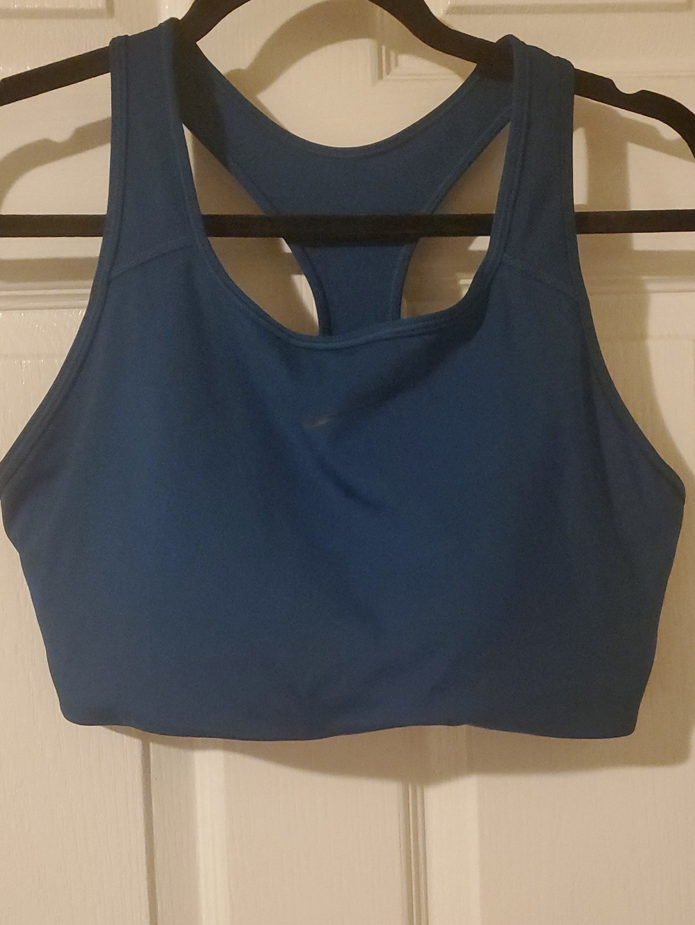 Nike Blue Racerback Sports Bra - Deep Blue